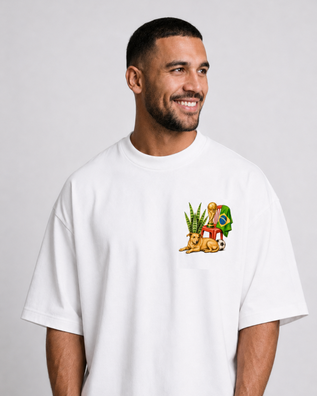 Oversized Caramelo Branco