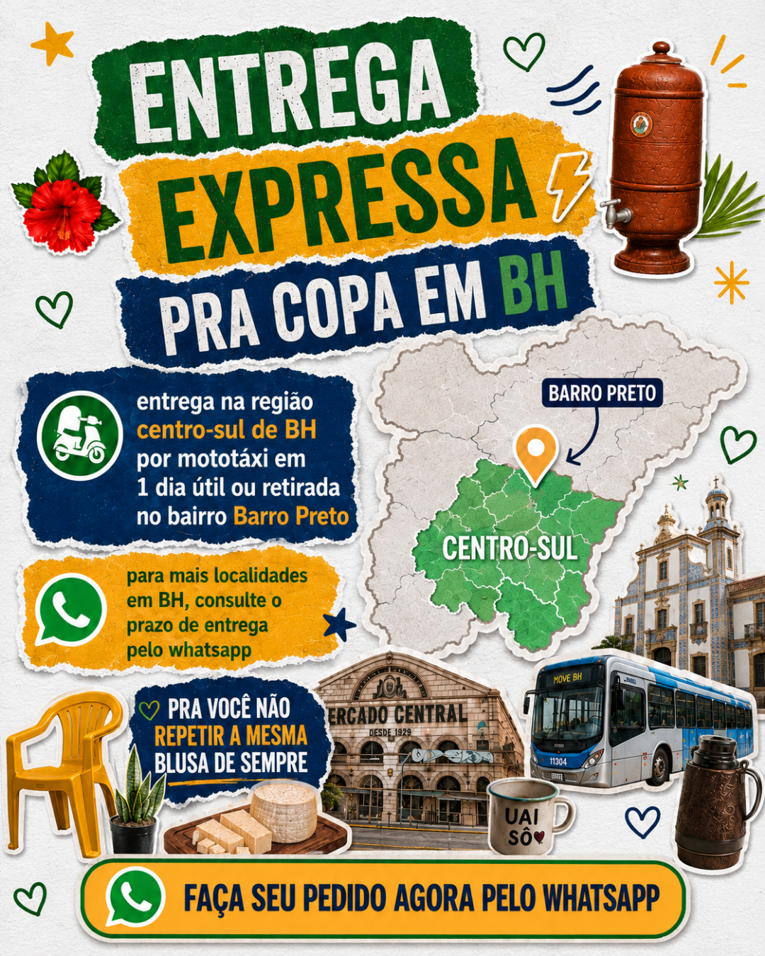 Entrega Expressa pra Copa em BH